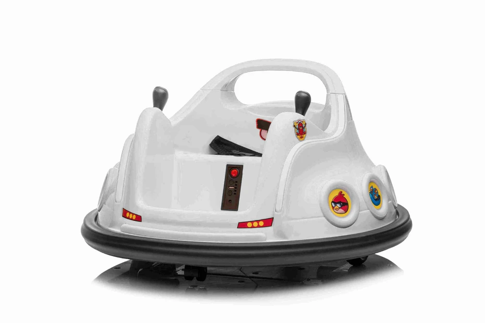 ממונעים לילדים- קרוסלה מתנגשת אנגרי בירדס 12V כולל שלט הורים!!