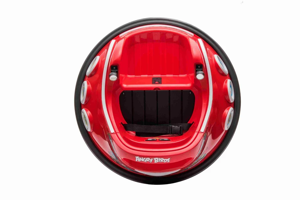 ממונעים לילדים- קרוסלה מתנגשת אנגרי בירדס 12V כולל שלט הורים!!