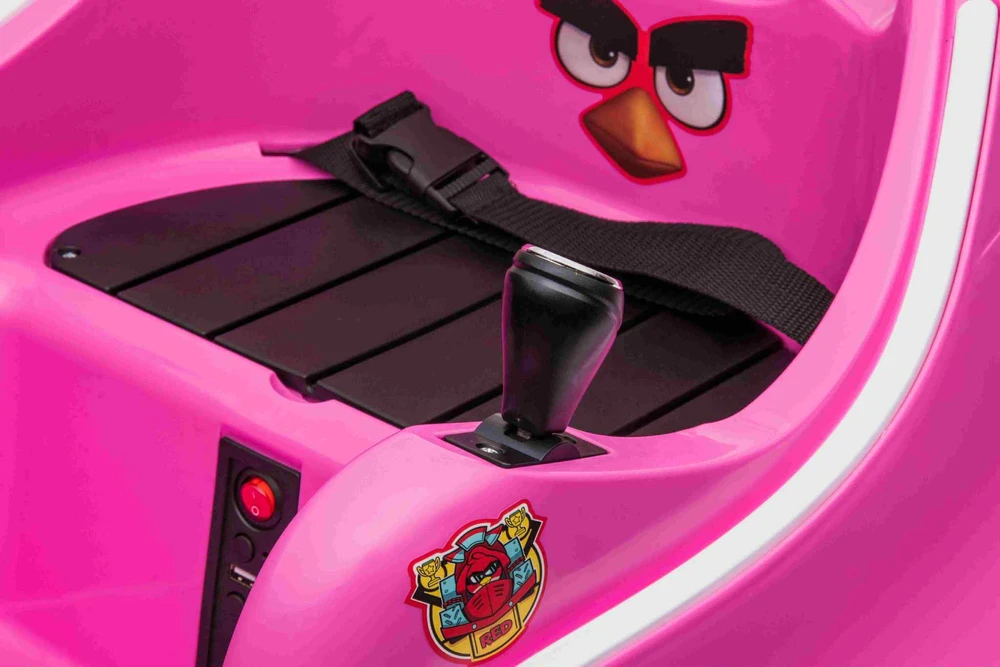 ממונעים לילדים- קרוסלה מתנגשת אנגרי בירדס 12V כולל שלט הורים!!