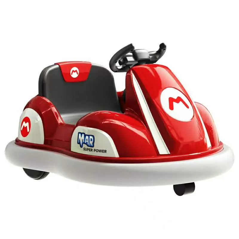 ממונעים לילדים- קרוסלה מתנגשת סופר מריו 12V