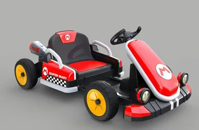 ממונעים לילדים-קארטינג + דריפטר מירוץ סופר מריו 24V